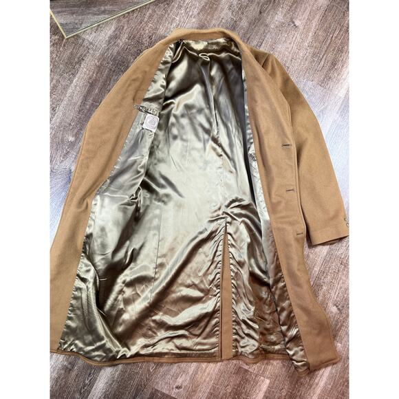 Vintage 1960's J. Press Long Polo Coat Amalgamated Union Tag Camel Hair - Picture 6 of 13